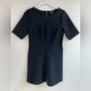 Ann Taylor mini dress, black, 0 petite